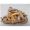 Image 3 : 2 Toy Trucks- 2 Cast Iron Motorcycles- Cast Iron Bronc Rider