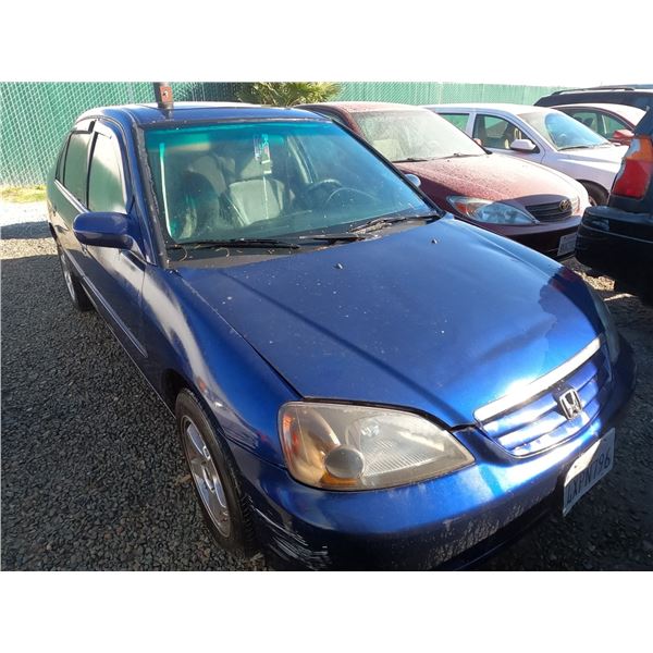 HONDA CIVIC 2001 TDONATION