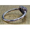 Image 2 : PANDORA 925 SILVER LADIES RING SZ 7 3/4 - PAVE HEART W/ CZ HEART IN CENTER & AROUND 
