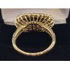 Image 3 : 14KT YELLOW GOLD LADIES RING W/ OVAL SMOKEY QUARTZ SZ 8 1/2 