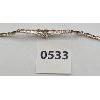 Image 4 : 14KT WHITE GOLD LADIES BRACELET - 7in LENGTH