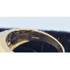 Image 3 : 14KT 2-TONE GOLD MENS RING SZ 10 1/4 - SQUARE YELLOW GOLD SHANK & SETTING W/ 9 DIAMONDS