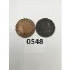 Image 2 : LOT OF 2 - 1859 CDN LARGE CENTS