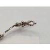 Image 2 : 14KT WHITE GOLD LADIES BRACELET W/ LIGHT GREEN STONES, DIAMOND ACCENTS