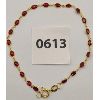 Image 1 : 18KT YELLOW GOLD LADIES BRACELET W/ OVAL RUBIES
