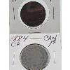 Image 2 : LOT OF 2 - CDN LARGE CENTS - 1882 AND 1884