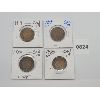 Image 1 : LOT OF 4 - CDN LARGE CENTS - 1919 x 2 AND 1920 x 2
