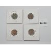 Image 2 : LOT OF 4 - USA INDIAN HEAD PENNIES - 1891, 1900, 1901, AND 1902