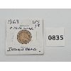 Image 1 : 1863 USA INDIAN HEAD PENNY - CIVIL WAR ERA
