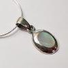 Image 2 : SILVER MOP NECKLACE - 19in LONG