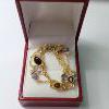 Image 2 : SILVER MULTI-COLOURED GEMSTONE NECKLACE - 18in LONG