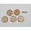 Image 1 : LOT OF 5 - CDN SILVER QUARTERS