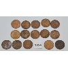 Image 2 : LOT OF 15 - BRITISH LARGE PENNIES - 1900-1964