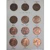 Image 3 : COMPLETE 36 COIN SET - GREAT BRITAIN LARGE PENNIES