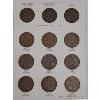 Image 5 : COMPLETE 36 COIN SET - GREAT BRITAIN LARGE PENNIES