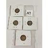 Image 2 : LOT OF 4 - CDN 1913 / 1914 / 1915 DIMES