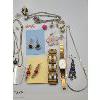 Image 3 : JOB LOT - MISC. EARRINGS, BRACELET & WATCH 
