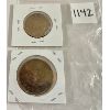 Image 2 : LOT OF 2 - 1850 & 1854 UPPER CANADA TOKENS