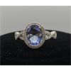 Image 2 : OVAL TANZANITE INFINITY DESIGNER RING 2.48 CT