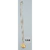 Image 1 : 14K YELLOW GOLD PENDANT W/ 18K GOLD PLATED CHAIN