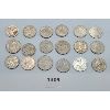 Image 2 : LOT OF 18 - US SILVER DOLLAR & QUARTER DOLLAR