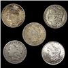 Image 1 : (5) Morgan Silver Dollars LIGHTLY CIRCULATED