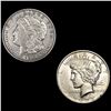 Image 1 : (2) Misc Silver Dollars NEARLY UNCIRCULATED