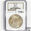 Image 1 : 1924 Silver Peace Dollar NGC-MS63