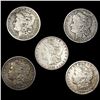 Image 1 : (5) Morgan Silver Dollars NICELY CIRCULATED