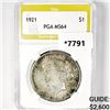 Image 1 : 1921 Silver Peace Dollar PGA-MS64