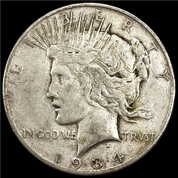 1934-S Silver Peace Dollar LIGHTLY CIRCULATED