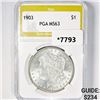 Image 1 : 1903 Morgan Silver Dollar PGA-MS63