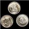 Image 1 : 1951 (3) Wash. Carver Half Dollars UNCIRCULATED