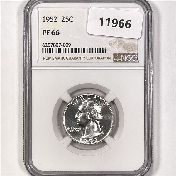 1952 Washington Silver Quarter NGC-PF66 Superbird