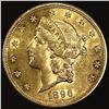 Image 1 : 1896 $20 Gold Double Eagle UNCIRCULATED