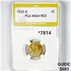 Image 1 : 1920-D Wheat Cent PGA-MS64 RED