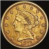 Image 1 : 1873 $2.50 Gold Quarter Eagle CLOSELY