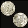 Image 2 : (2) Morgan Silver Dollars CLOSELY UNCIRCULATED