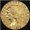 Image 1 : 1914 $2.50 Gold Quarter Eagle CLOSELY
