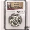 Image 1 : 1950 Franklin Half Dollar NGC-MS64 FBL
