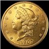 Image 1 : 1907 $20 Gold Double Eagle UNCIRCULATED