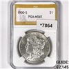 1900-S Morgan Silver Dollar PGA-MS65
