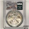 Image 1 : 2016 Silver Eagle PCGS-MS69 NRA VP Signature