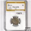 1913-S Buffalo Nickel PGA-AU58
