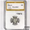 1926-D Mercury Silver Dime PGA-MS63