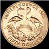 Image 2 : 1973 Bahamas Gold $50 GEM PROOF