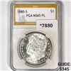 Image 1 : 1880-S Morgan Silver Dollar PGA-MS65 PL