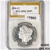 Image 1 : 1890-CC Morgan Silver Dollar PGA-MS66 DMPL