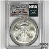 Image 1 : 2016 Silver Eagle PCGS-MS69 NRA VP Signature