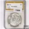 1897-O Morgan Silver Dollar PGA-MS62
